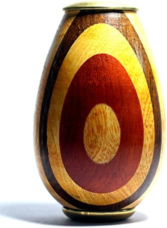 צורת ביצה אנטי -קלושה פליז וקליידוסקופ מעץ למבוגרים וילדים || מבט וינטג